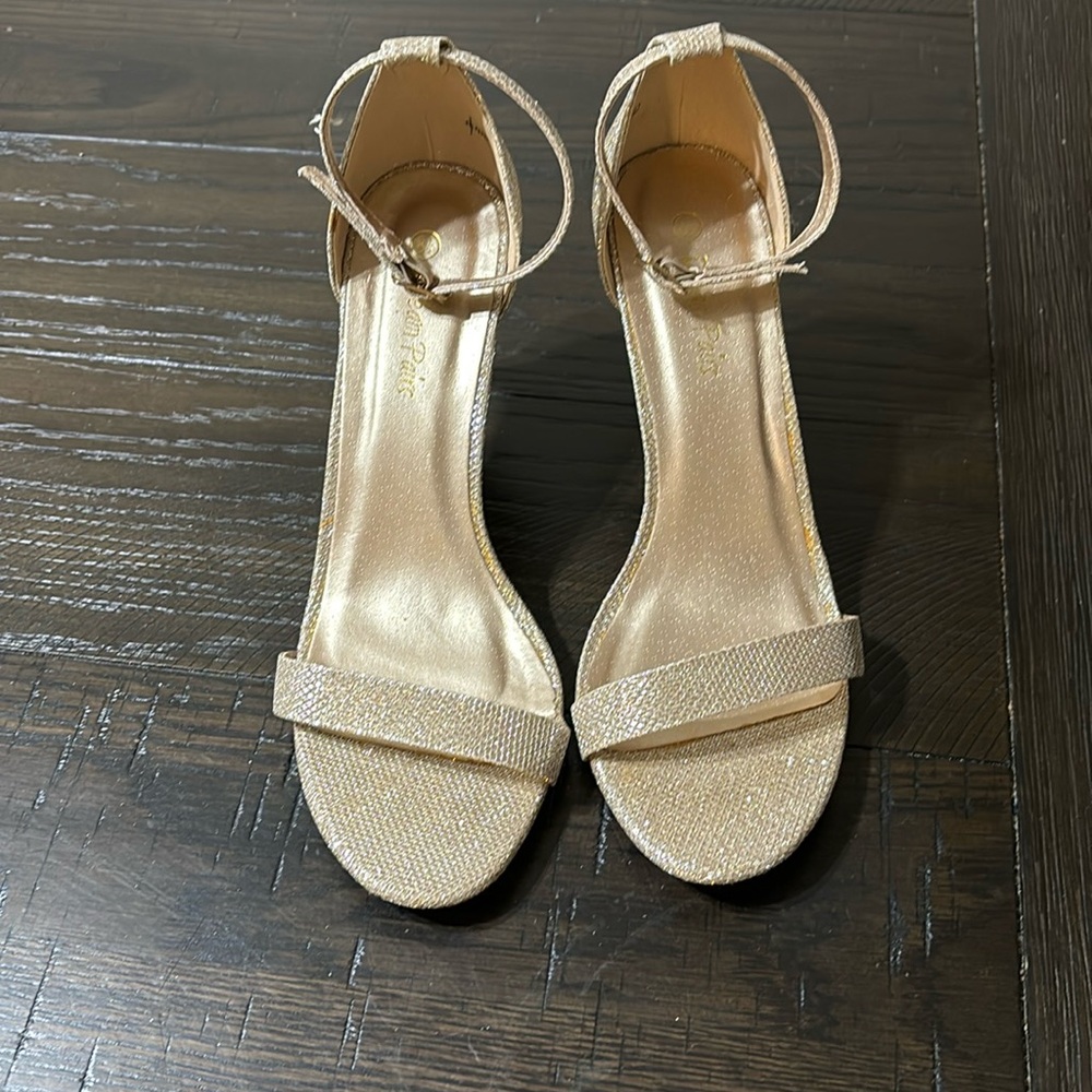 Dream Paris 3 inch heel bronze 8 1/2